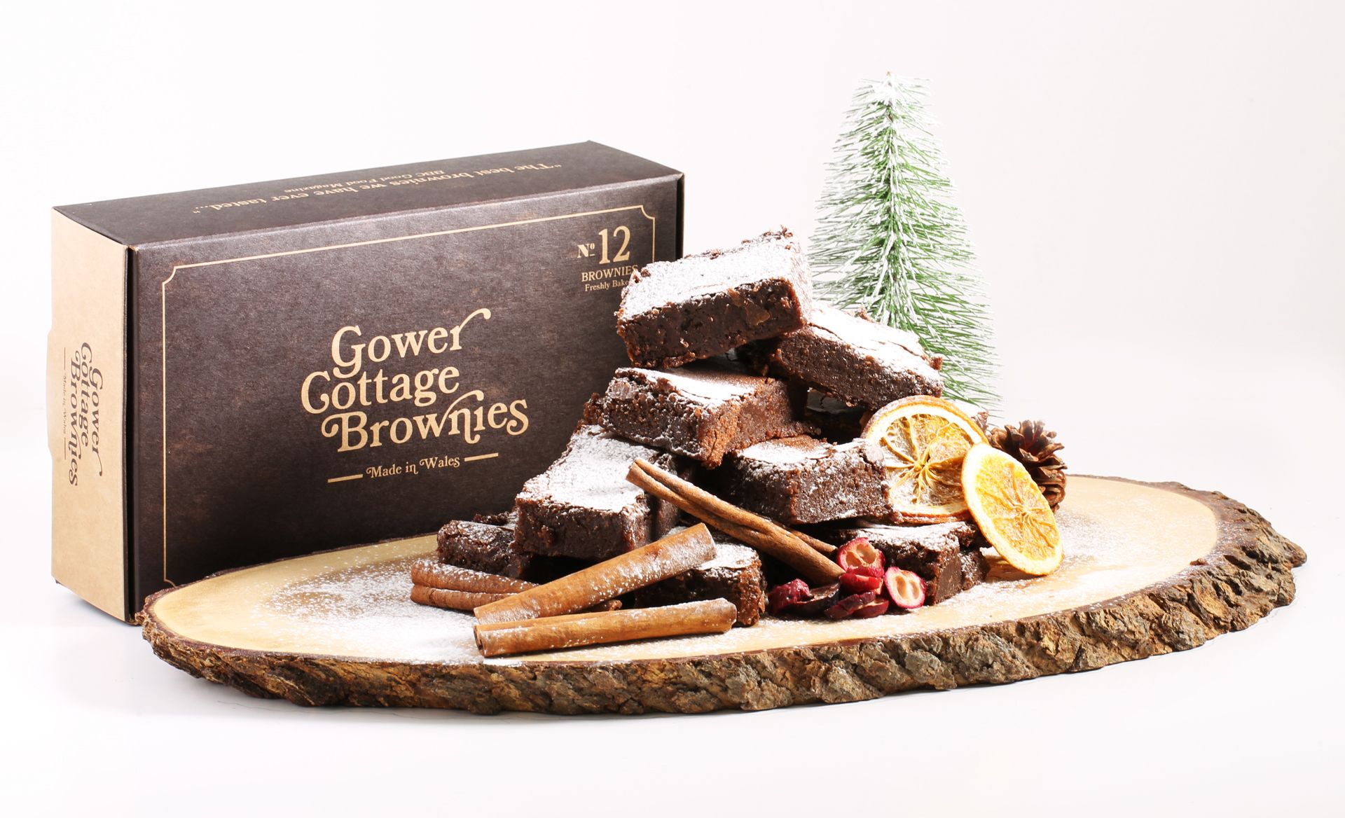 Figgy pudding Gower Cottage Brownies