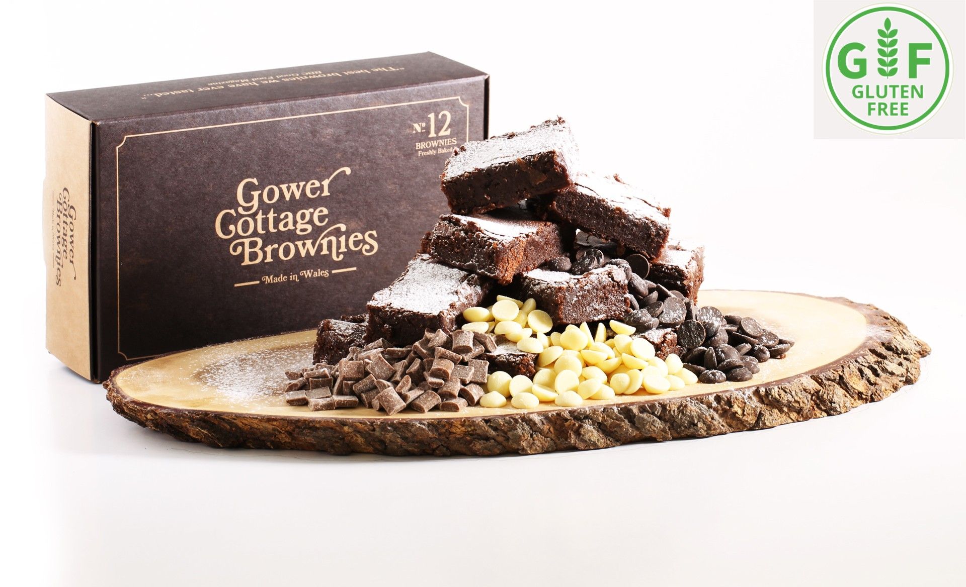 Gluten Free Triple Chocolate Gower Cottage Brownies