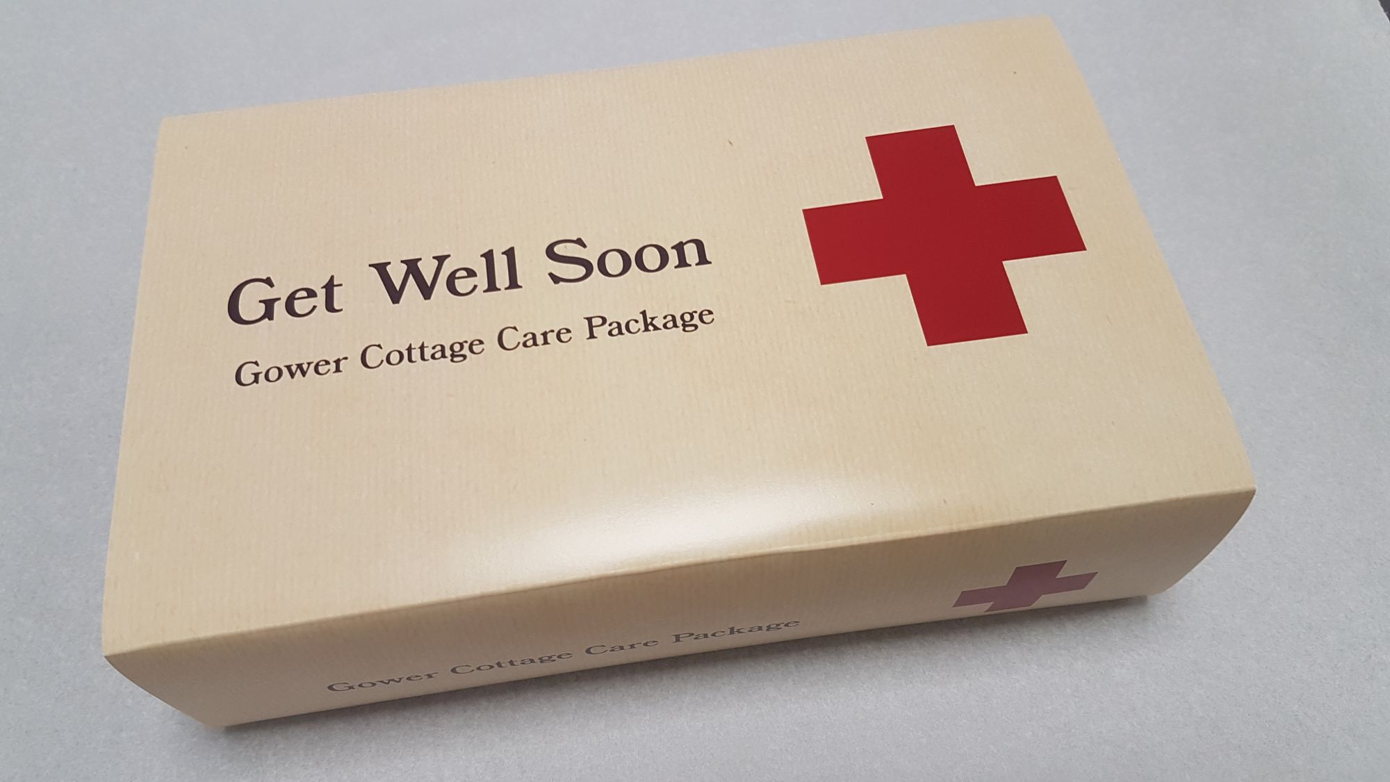 Gift Wrapped - Get Well Soon Gower Cottage Brownies
